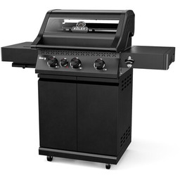 KOLER Grill ogrodowy gazowy Krone Compact Pro Czarny