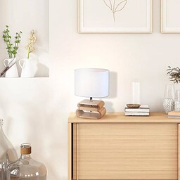 COREP Lampa stołowa Oslo, biały / opal, salon
