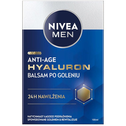 Men Hyaluron przeciwzmarszczkowy balsam po goleniu 100ml