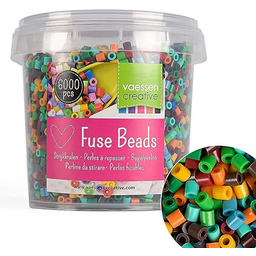 Vaessen Creative Koraliki bezpiecznikowe, mieszanka natury, zestaw 6000