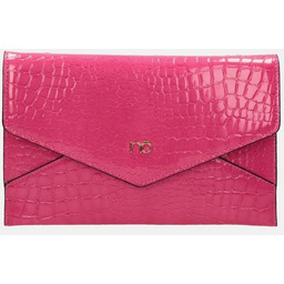 Torebka wieczorowa kopertówka Nobo na łańcuszku różowa