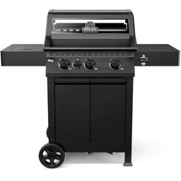 KOLER Grill ogrodowy gazowy Krone Compact Czarny 15.5