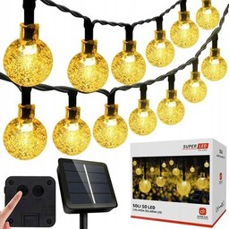 SUPERLED Girlanda Solarna Soli gold 5284