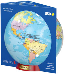 Puzzle 550 Tin Map Of The World 8551-5863