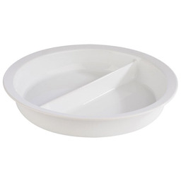 Porcelanowy dwuczęściowy wkład do podgrzewacza 4L śr.390x60mm