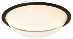 LOTTO 48cm lampa sufitowa plafon biały czarny metal