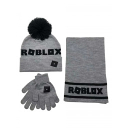 Czapka dziecięca z rękawiczkami i szalikiem Roblox -