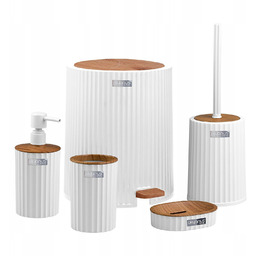 Zestaw łazienkowy 5 elementów Coliseum komplet do Wc