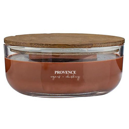 Provence Świeca zapachowa WOODEN z drewnianym knotem, Cygara