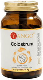 Yango Colostrum 40% IgG, 90 kapsułek