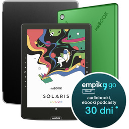 Czytnik e-booków InkBOOK Solaris Color Green + etui