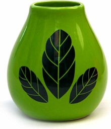 Mate Green Yerba mate ceramiczna filiżanka z drewna