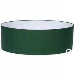 Nowoczesny Abażur 50 cm Butelkowa Zieleń klosz
