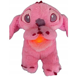 Miś Szumiący Przytulanka Oddychająca Uspokajacz Do Snu Różowa