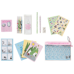 Zestaw Muminki przyborów szkolnych