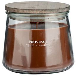 Provence Świeca zapachowa WOODEN z drewnianym knotem, Cygara
