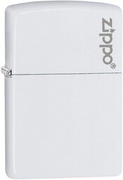 Zippo Zapalniczka 60001270 Log, zapalniczka benzynowa, mosiądz, biała