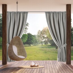 Zasłona ogrodowa wodoodporna z tunelem do altany,