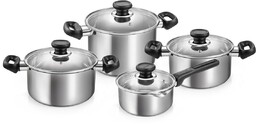 TESCOMA Zestaw garnków BRAVA, 8 części
