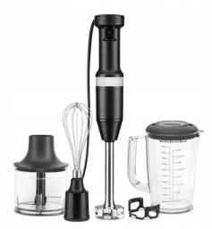 Blender ręczny KitchenAid 5KHBV83EBM 180W czarny mat