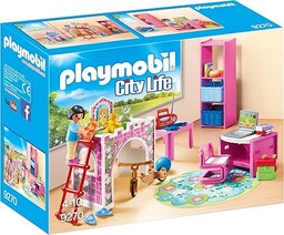 PLAYMOBIL City Life 9270 Kolorowy pokój dziecięcy,
