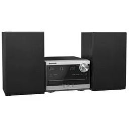 Panasonic SC-PM272EG-S 20W Bluetooth Radio FM DAB+ Czarno-srebrny