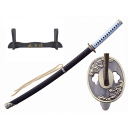 CZARNY MIECZ KATANA Z POCHWĄ + stojak 4KM85-410BK