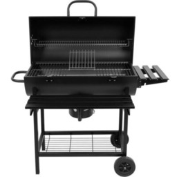 LUND Grill węglowy 99900 Zamykany, beczka, termometr, popielnik