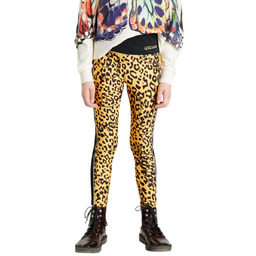 Legginsy dziewczęce Desigual Leo panterka -134