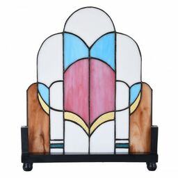 Stołowa Lampa Tiffany Kolorowa B Clayre & Eef