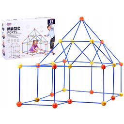 Klocki konstrukcyjne Duże Słomki rurki 81el ZA3873