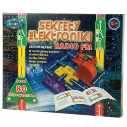 Sekrety elektroniki 80 eksperymentów radio Fm zestaw edukacyjny