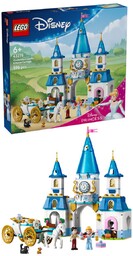 LEGO Disney Princess, klocki, Zamek Kopciuszka i kareta,