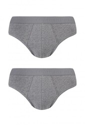 Slipy męskie (2 pack) gładkie melanżowe MPP 017