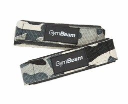GymBeam Paski do podnoszenia ciężarów Camo