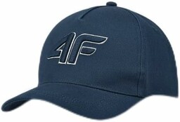 4F JUNIOR Baseball Cap M248 Denim Jeden rozmiar