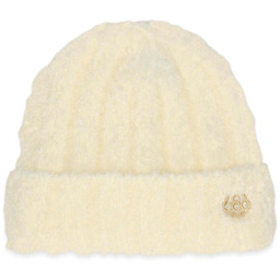 czapka zimowa 686 - Womens Fuzzy Beanie White