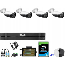 Zestaw Do Monitoringu 4 Kamery Analog BCS-TA45VR5 Dom