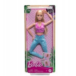 Barbie. Lalka Made To Move Blond Włosy