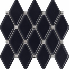 TUBĄDZIN Abisso Navy Mozaika ścienna 298x270 mm ABISSO