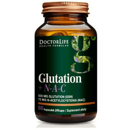 Doctor Life Glutation + NAC, 60 kaps.