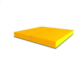 Wallbarz Składany materac dwuczęściowy pod drabinkę 100x100x10 cm