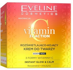 EVELINE Vitamin C 3x Action Rozświetlająco-kojący krem