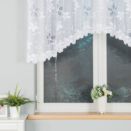 Markizeta Firana żakardowa gotowa 250x110 001 biała Renata