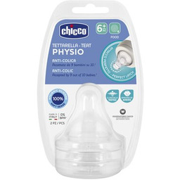 Chicco Physio smoczek antykolkowy na butelkę przepływ