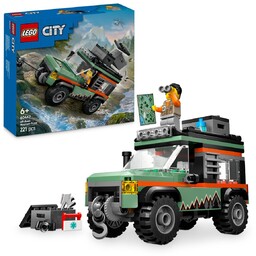 LEGO City, klocki, Górska ciężarówka terenowa 4x4. 60447