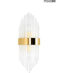 MOOSEE lampa ścienna kinkiet FLORENS S złota, kryształ