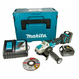 Szlifierka Akumulatorowa Makita DGA519RTJ 5 X-lock na baterie