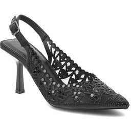 S.Barski Sandały damskie, cholewka ze skóry ekologicznej ażurowa