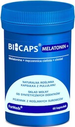 BICAPS Melatonin+ (Melatonina+Chmiel+Męczennica), Formeds, 60 kapsułek
